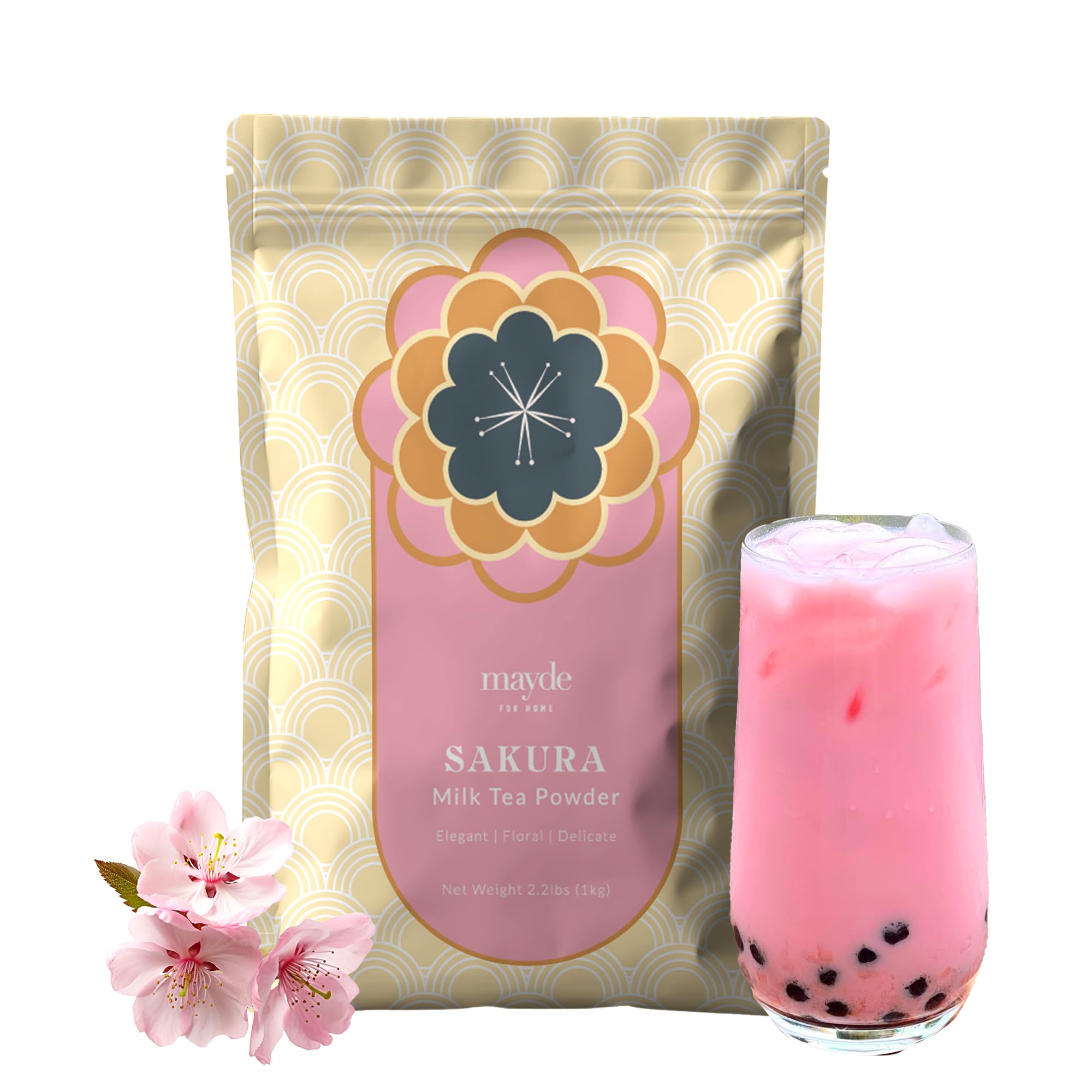 Amazon.com: Mayde Sakura Milk Tea Powder, Instant MilkTea Powder